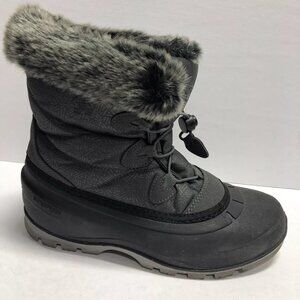Kamik Women’s Momentum 2, Gray Winter Boots, Size 8M